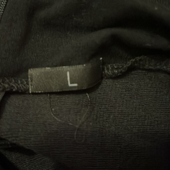 Women’ Asymmetrical Black Tank Top Size Large - Picture 3 of 4